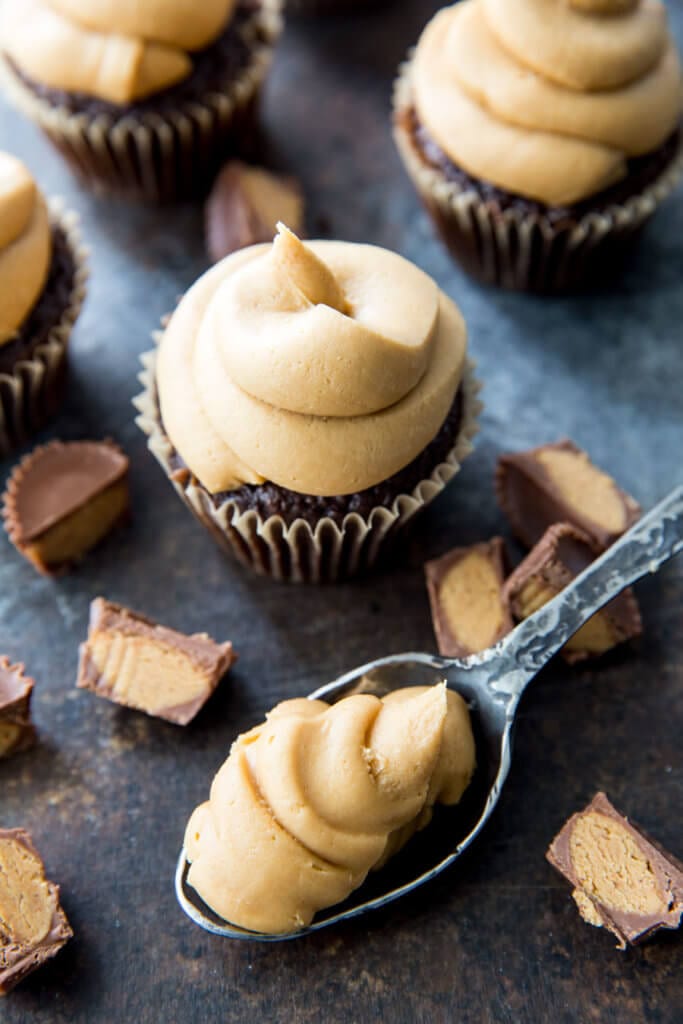 5-Minute Peanut Butter Frosting with Natural Peanut Butter • The