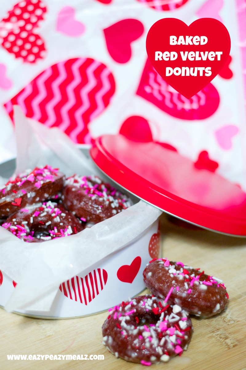 Baked Red Velvet Donuts Easy Peasy Meals