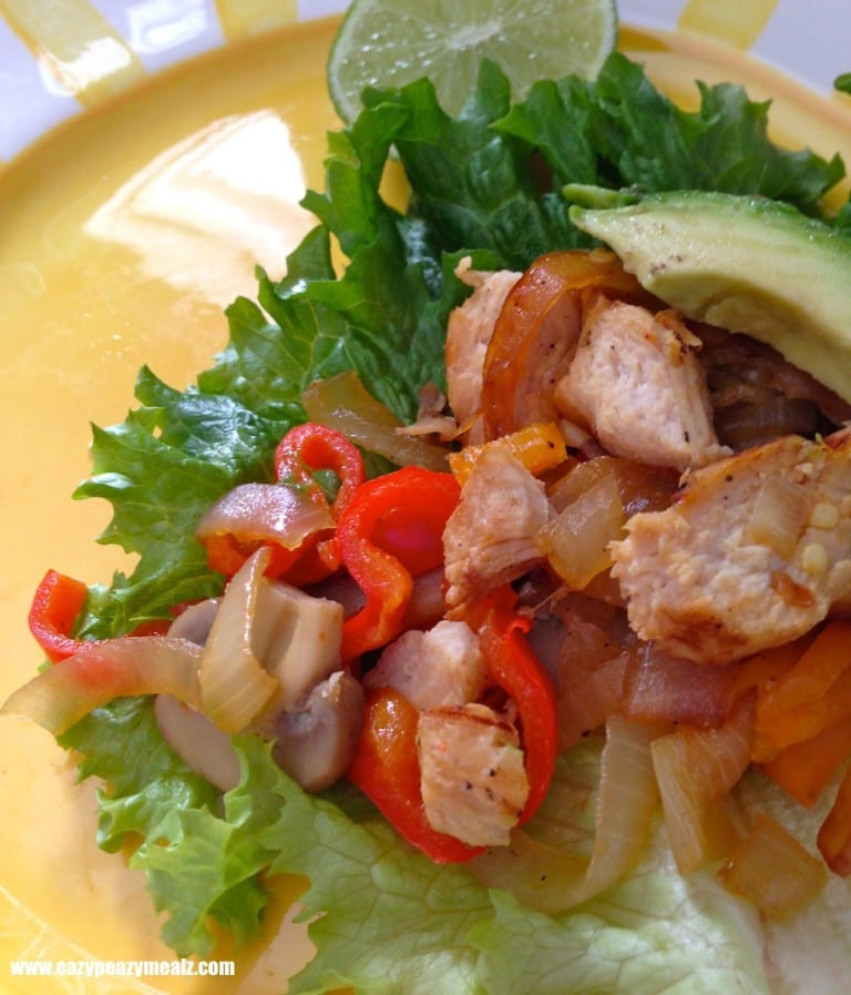 Fajita Lettuce Wraps Easy Peasy Meals 7294