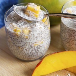 Chia Mango Coconut Pudding (Dairy Free) - Easy Peasy Meals