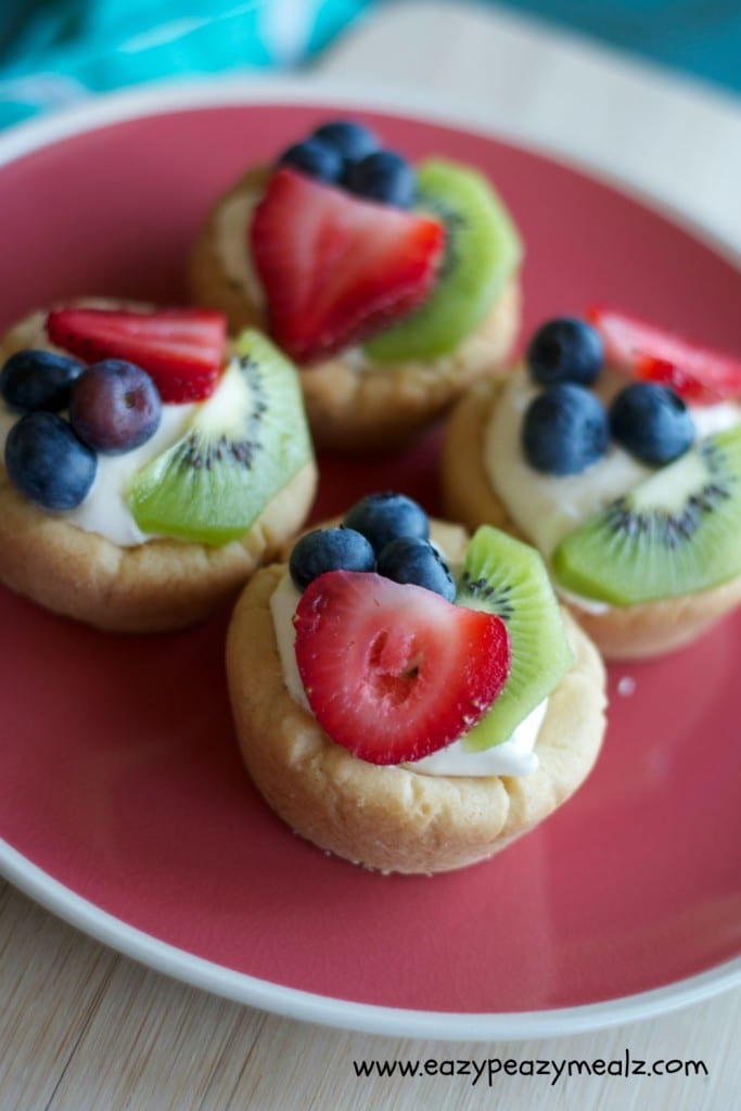 Sugar Cookie Fruit Tarts - Easy Peasy Meals