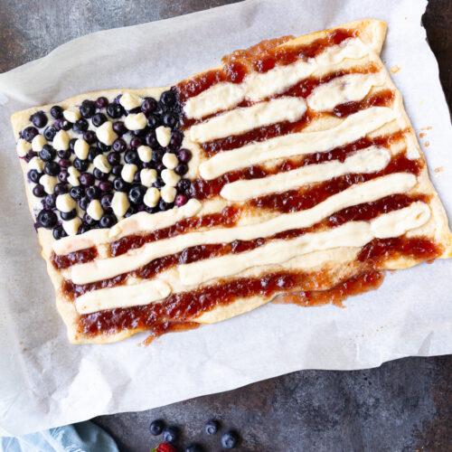 4th of July Breakfast Pastry.