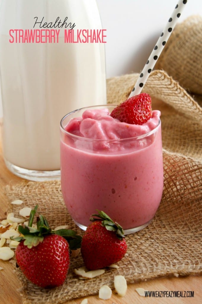 Healthy Strawberry Milkshake And Everyday Kitchen Essentials Nut Milk Bag Review Easy Peasy Meals