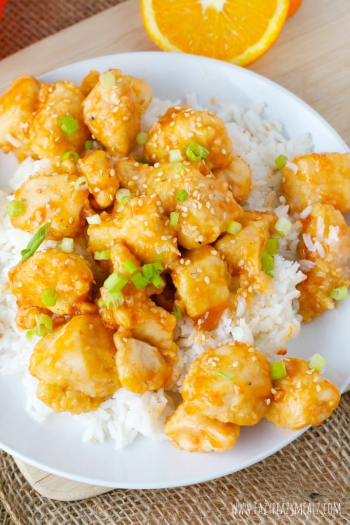 Kickin' Orange Chicken - Easy Peasy Meals