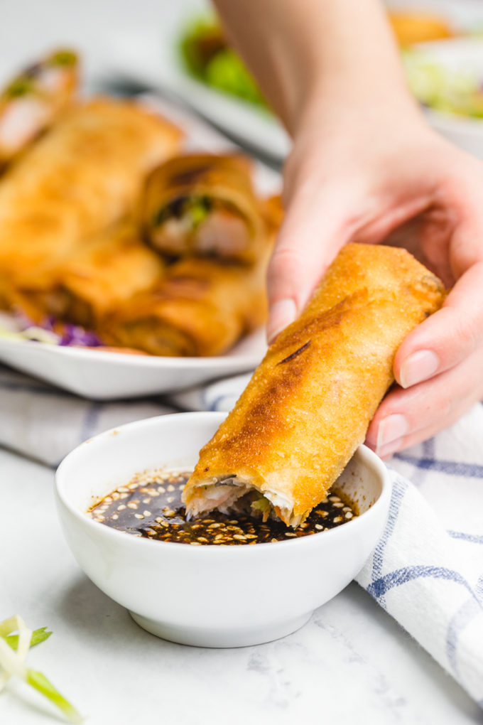 Quick and Easy Egg Rolls with Ground Turkey - Mama Knows It All