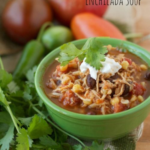 Chicken Enchilada Soup - Easy Peasy Meals