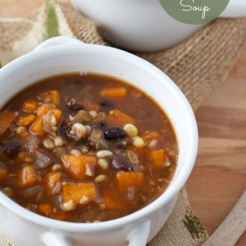 Slow Cooker Black Bean Soup - Easy Peasy Meals