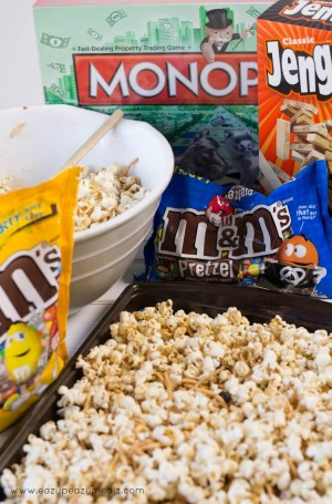 Crunchy Caramel & M&m's® Popcorn Mix - Easy Peasy Meals