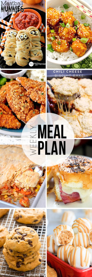 Easy Meal Plan #17 - Easy Peasy Meals