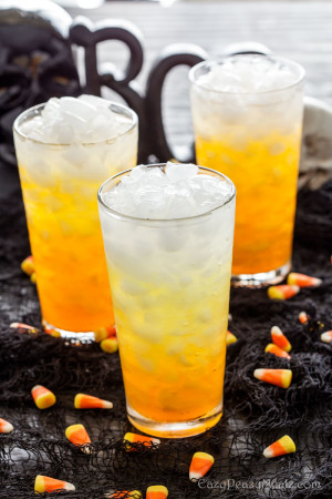 Layered Candy Corn Punch - Easy Peasy Meals