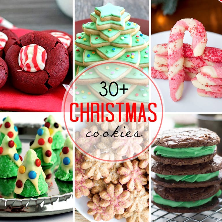 30 + Christmas Cookie Roundup - Easy Peasy Meals