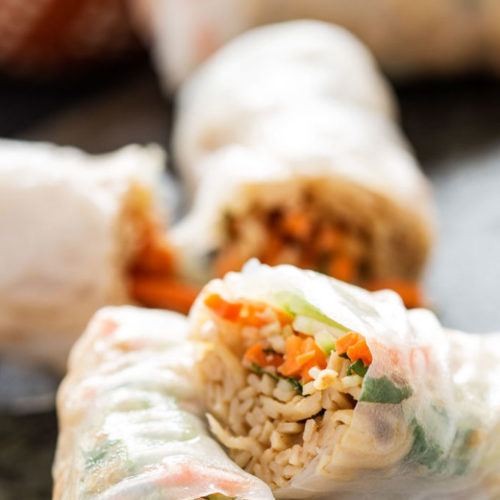 Pad Thai Spring Rolls - Easy Peasy Meals