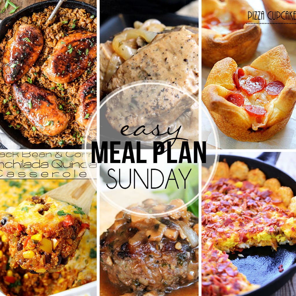 Easy Meal Plan #24 - Easy Peasy Meals