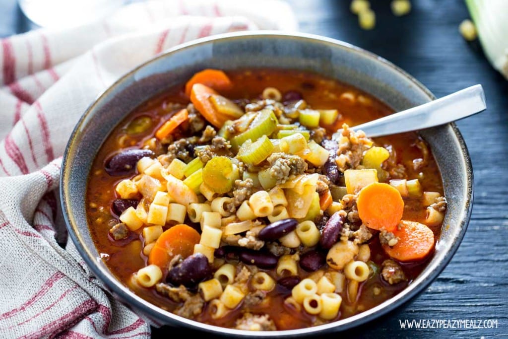 Pasta E Fagioli (Soup) - Easy Peasy Meals