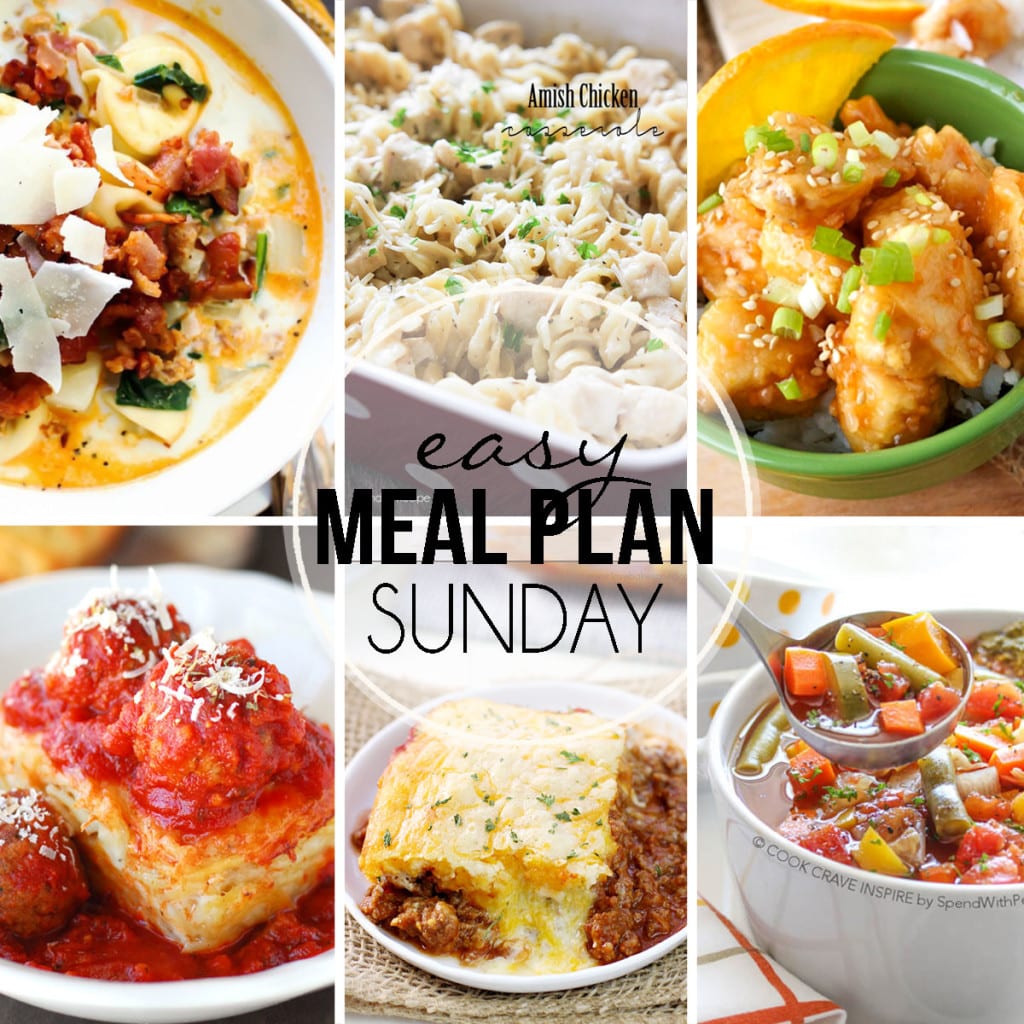 Easy Meal Plan #29 - Easy Peasy Meals