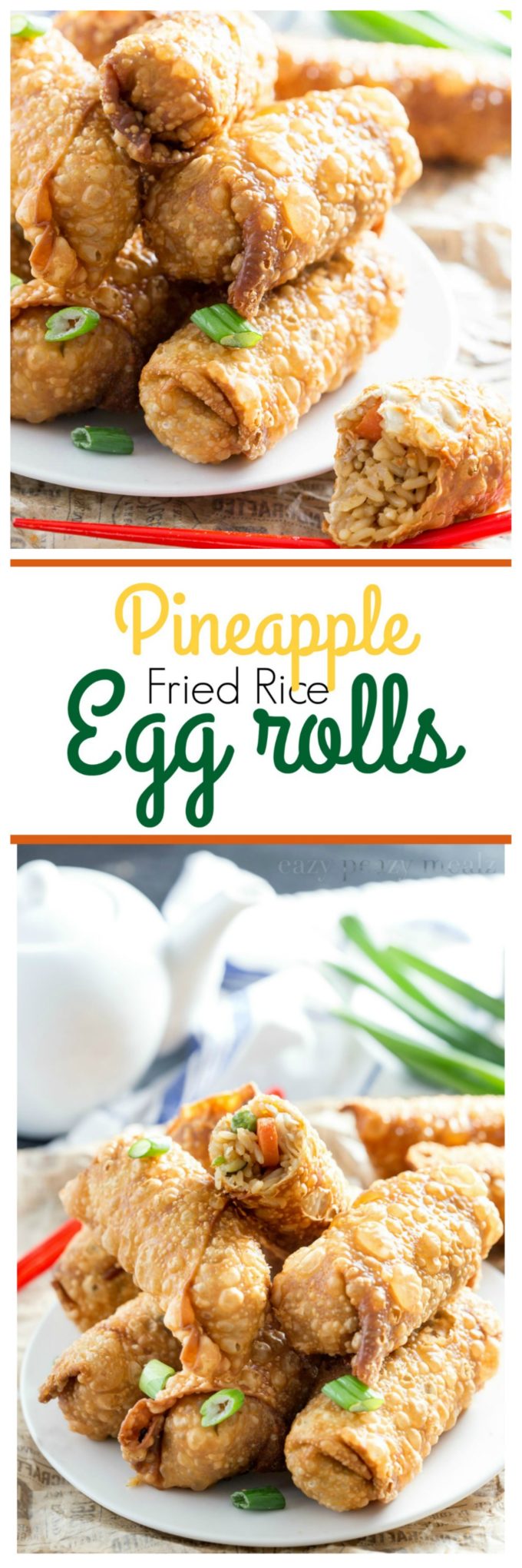 Chicken Fried Rice Egg Rolls Recipe 