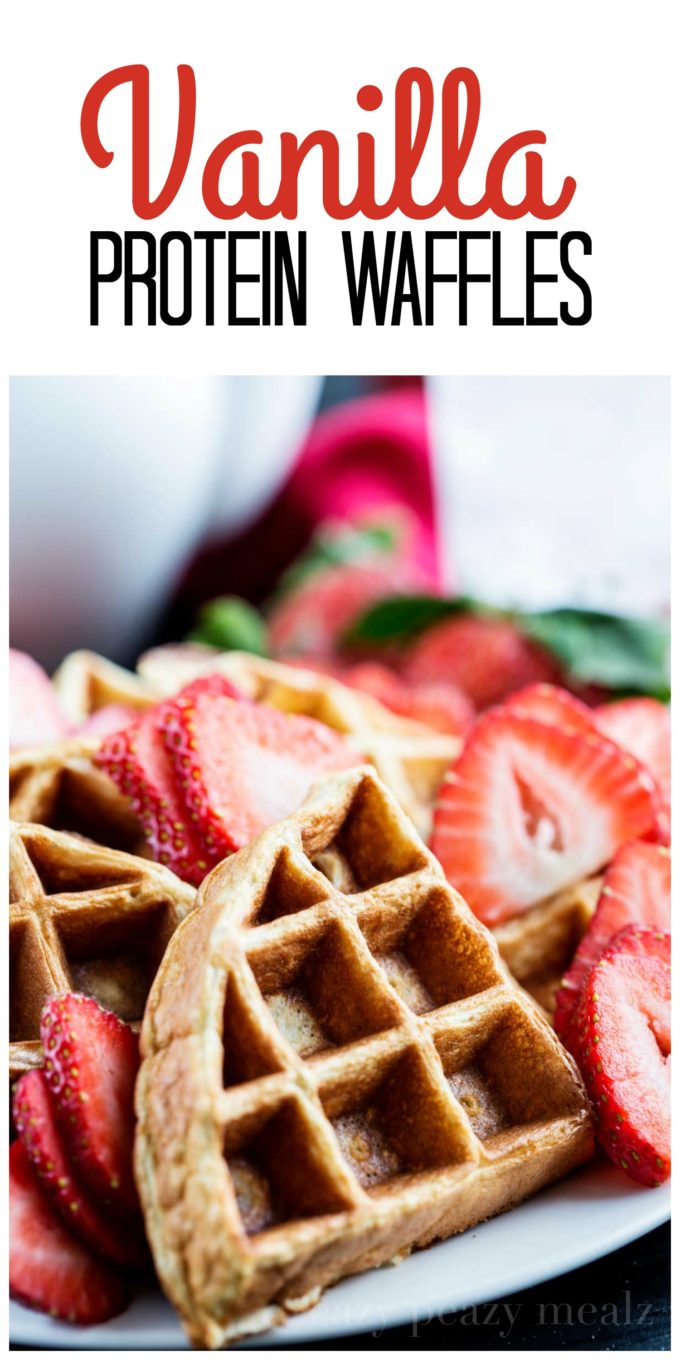 Mini Vanilla Protein Waffles Recipe - The Protein Chef