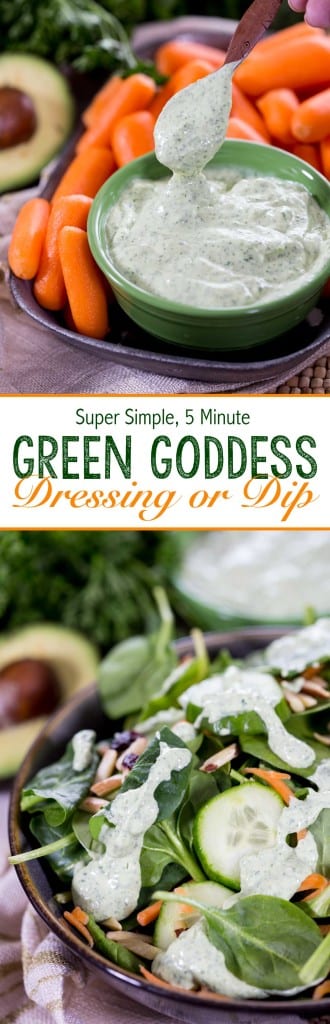 Green Goddess Dip or Dressing (Protein Packed) - Easy Peasy Meals