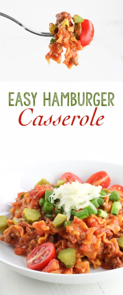 Easy Hamburger Casserole - Easy Peasy Meals