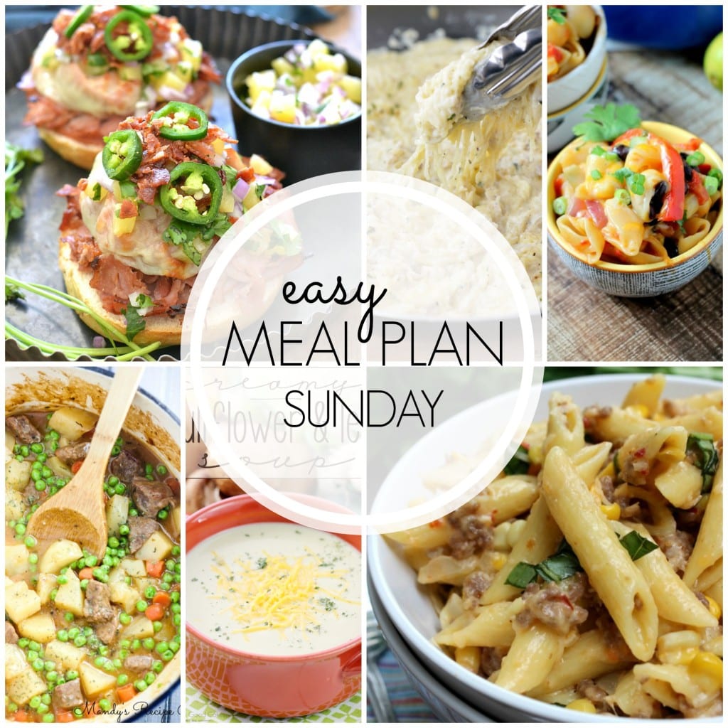 Easy Meal Plan 40 Easy Peasy Meals