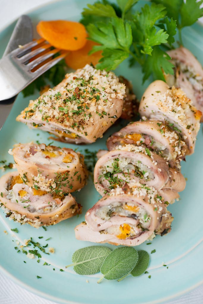 Apricot and Bacon Stuffed Chicken Thighs - Easy Peasy Meals