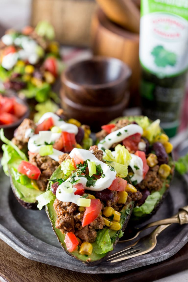 Turkey Taco Avocados - Easy Peasy Meals