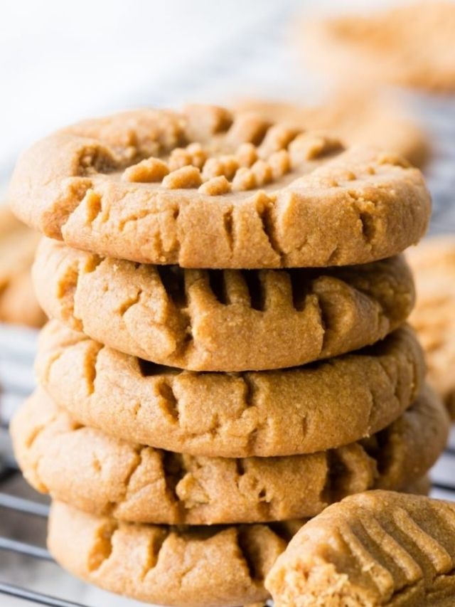 3 Ingredient Peanut Butter Cookies Story - Easy Peasy Meals