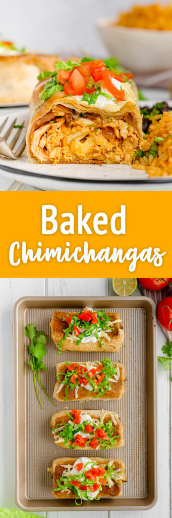 Baked Chimichangas - Easy Peasy Meals