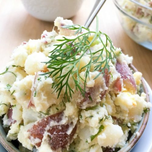 Red Bliss Potato Salad With Dill Easy Peasy Meals 2699