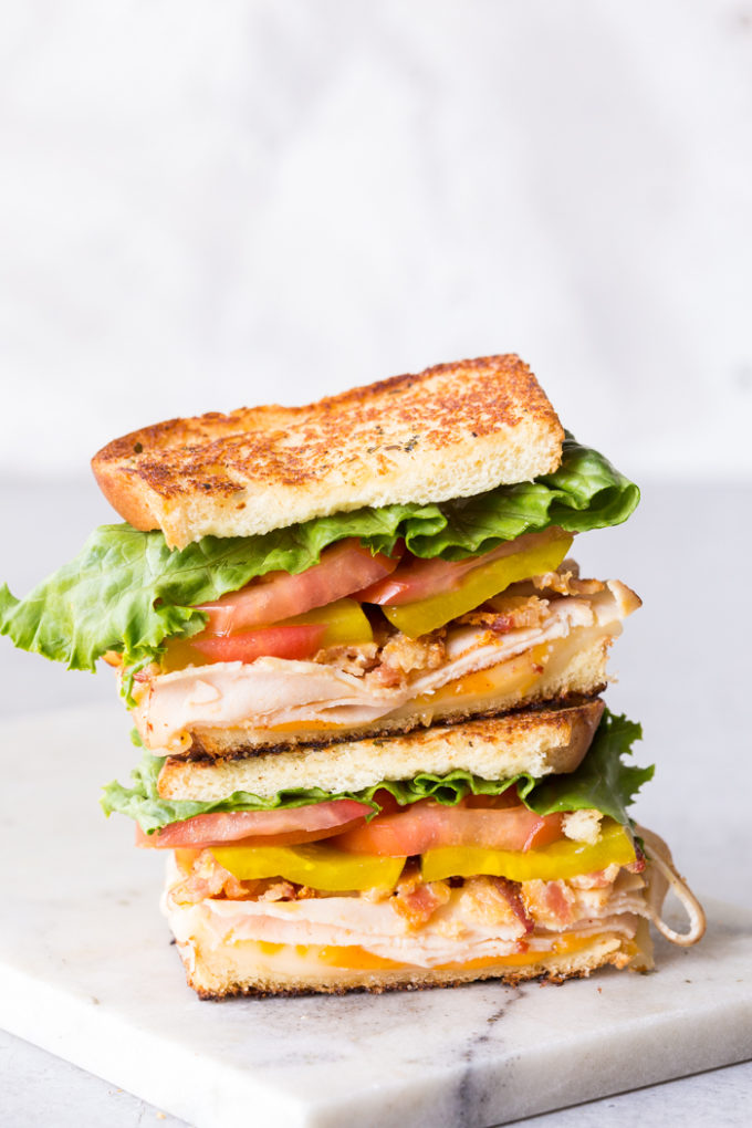 Easy Chicken Club Sandwich - Easy Peasy Meals