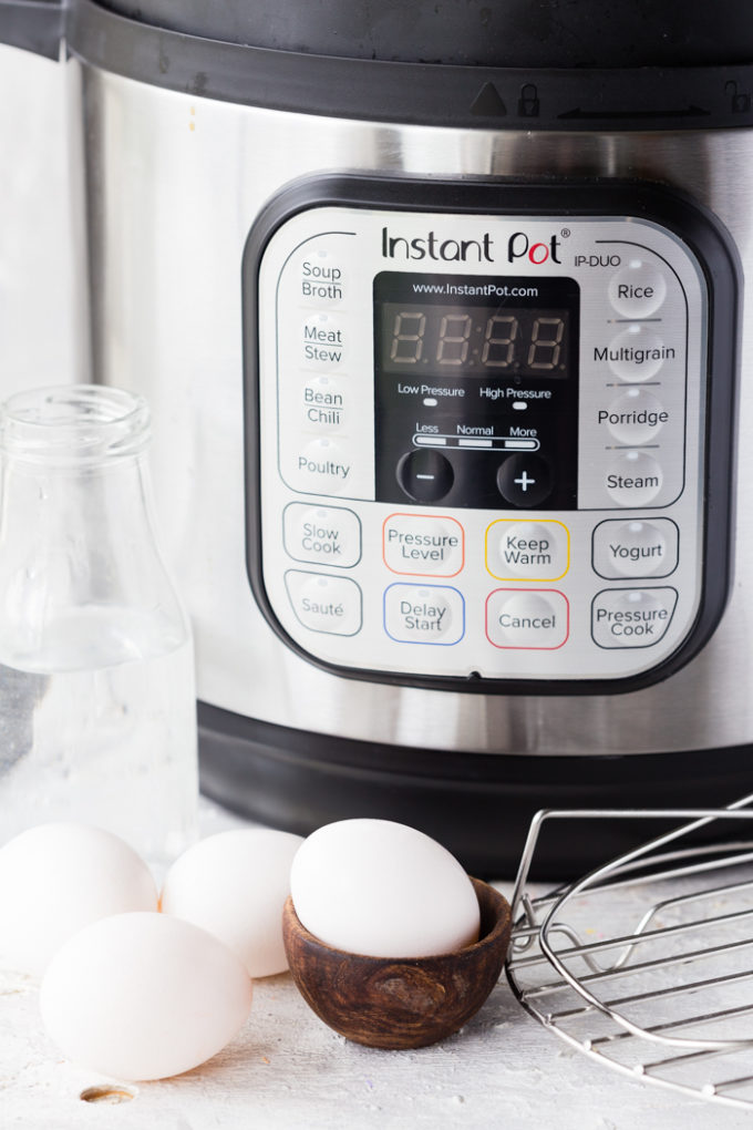 Stackable Egg Steamer Rack for the Instant Pot with easy egg peel