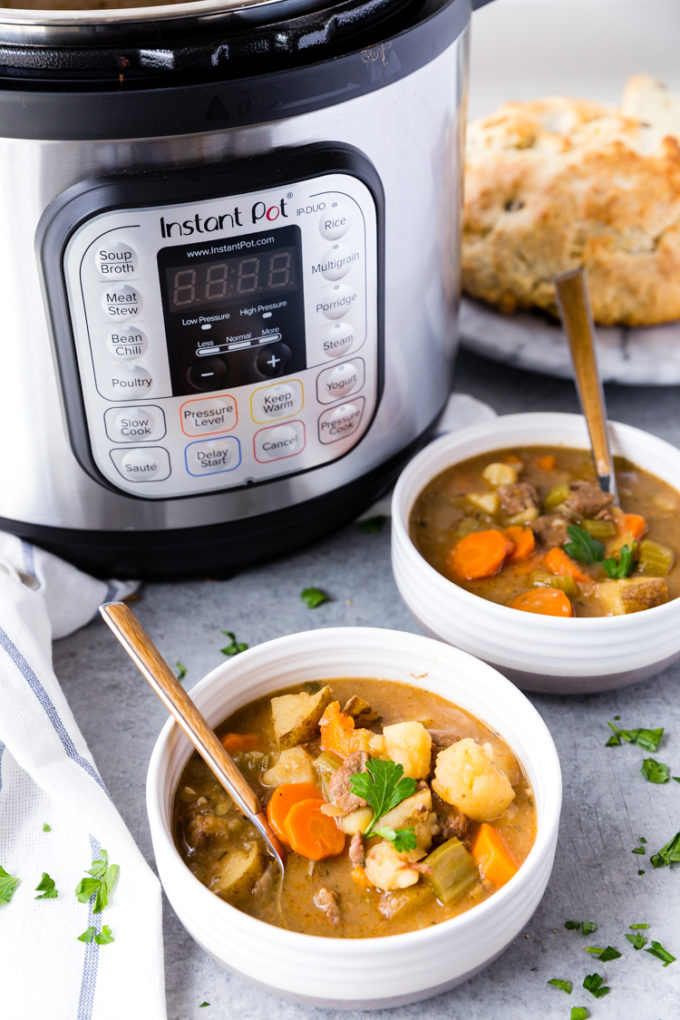 Beef Stew Recipe in Slow Cooker or Instant Pot