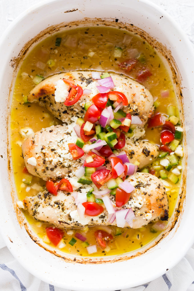 Baked Greek Chicken Breasts Easy Peasy Meals