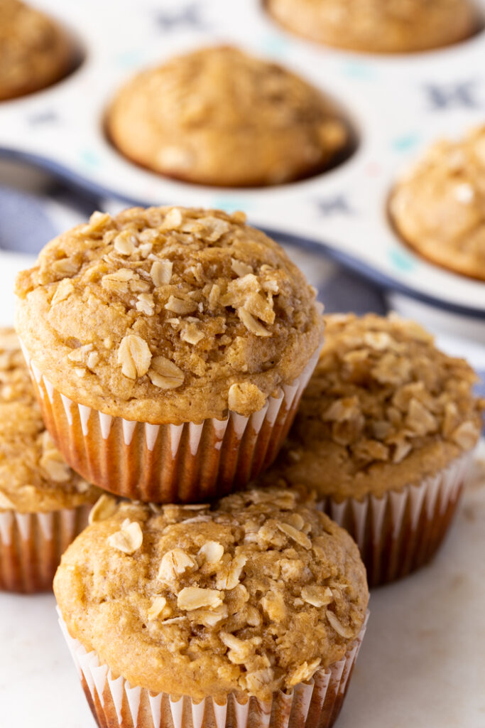 Peanut Butter Banana Oat Muffins - Easy Peasy Meals