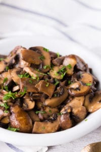 Sautéed Mushrooms - Easy Peasy Meals