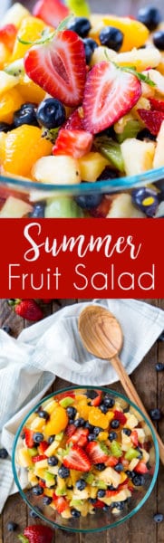 Summer Fruit Salad - Easy Peasy Meals