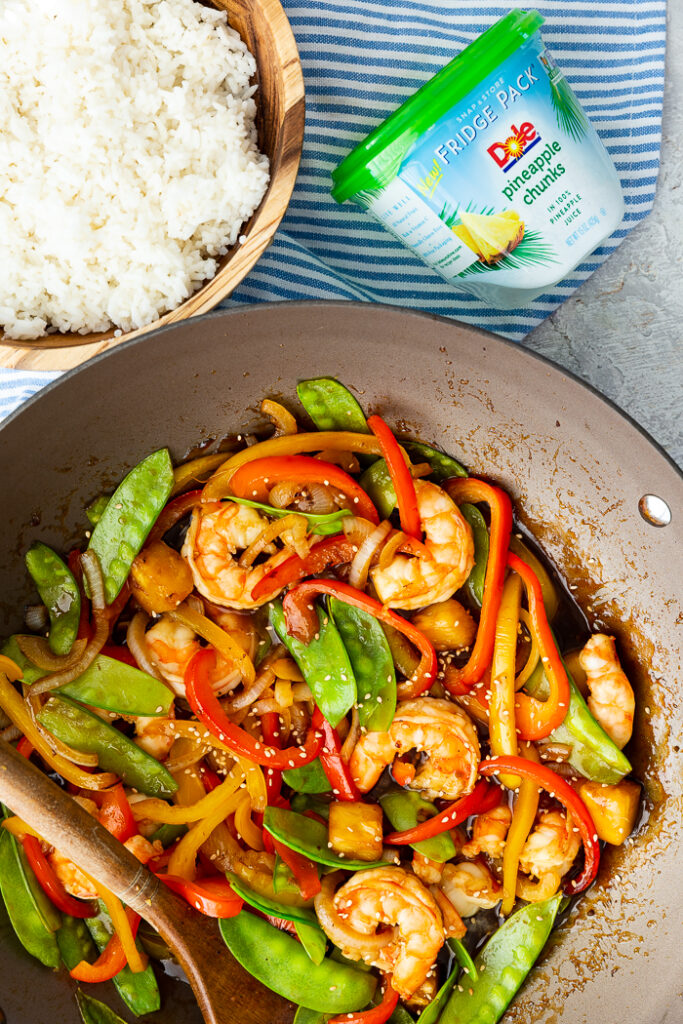 Teriyaki Shrimp Stir Fry - Easy Peasy Meals