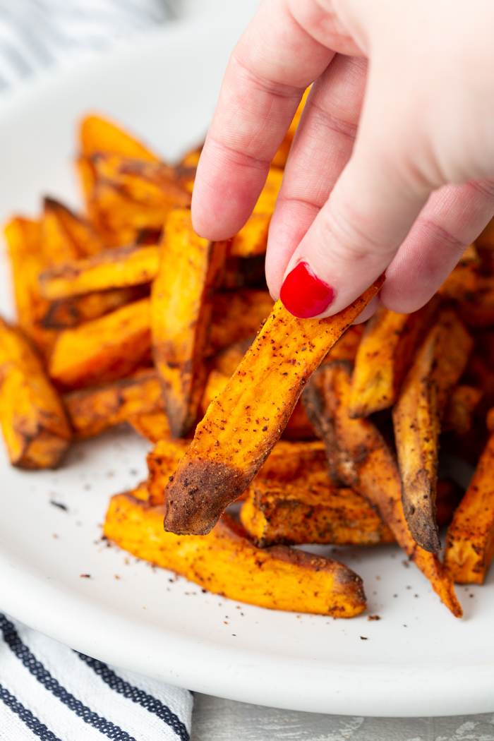 Sweet Potato Fries Air Fryer Oven Easy Peasy Meals