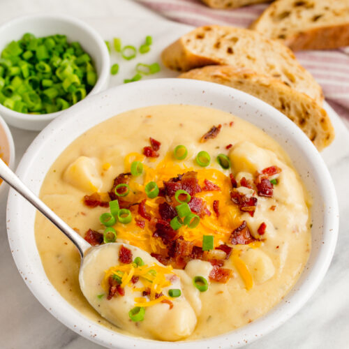 Cheesy Baked Potato Soup – Like Mother, Like Daughter