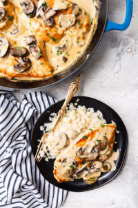 Chicken Marsala with Cauliflower Rice - Easy Peasy Meals