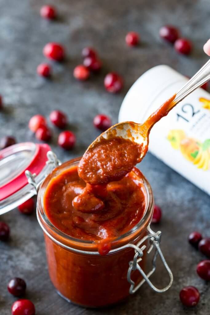 Easy Cranberry BBQ Sauce - Easy Peasy Meals