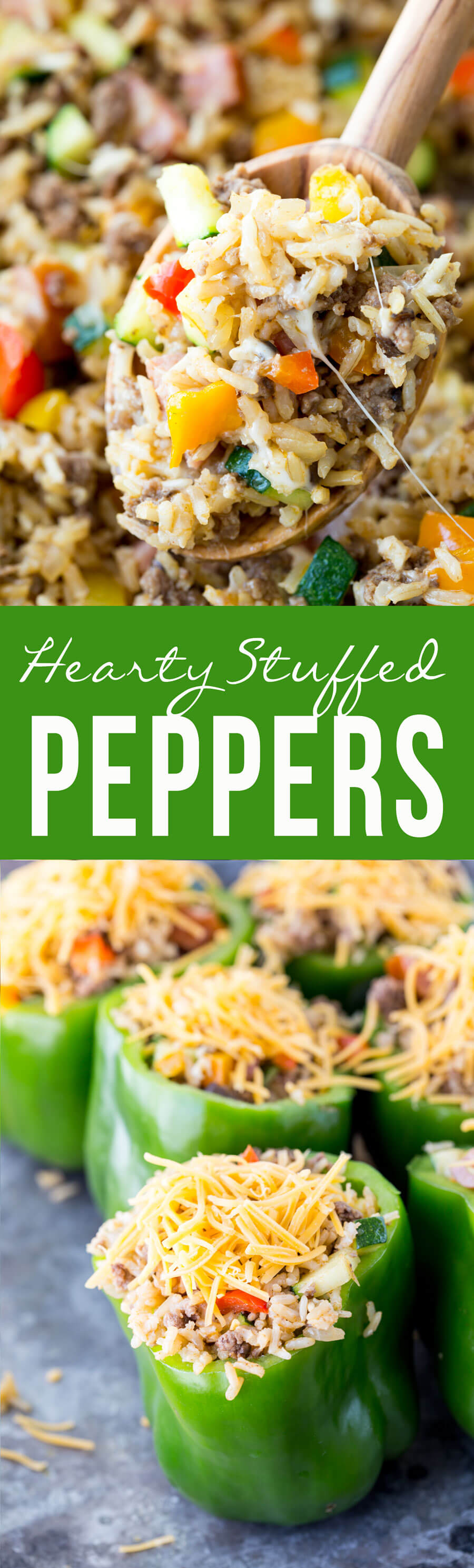 Hearty Stuffed Peppers Recipe - Easy Peasy Meals