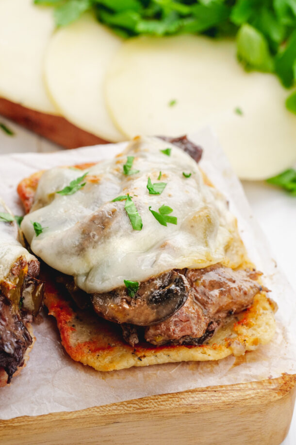 Crock Pot Philly Cheesesteak (Keto) - Easy Peasy Meals