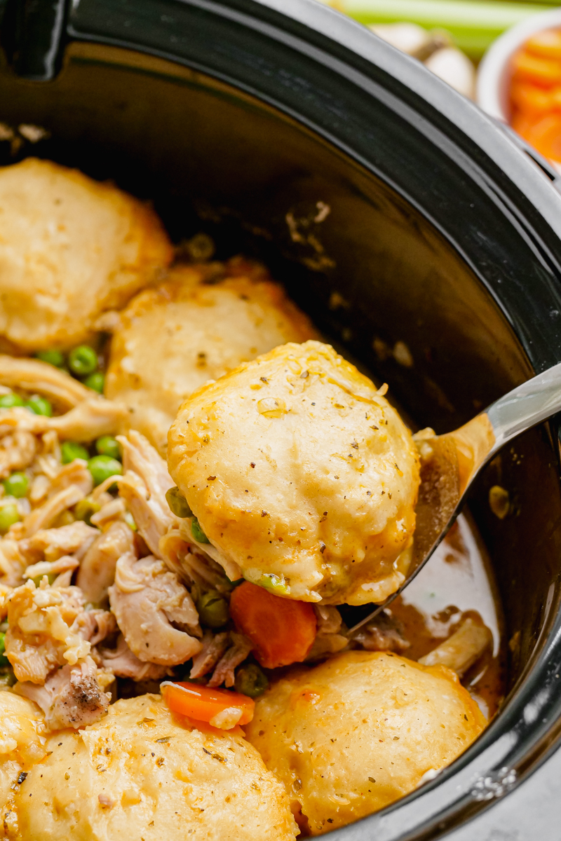 Slow Cooker Chicken and Dumplings - Easy Peasy Meals