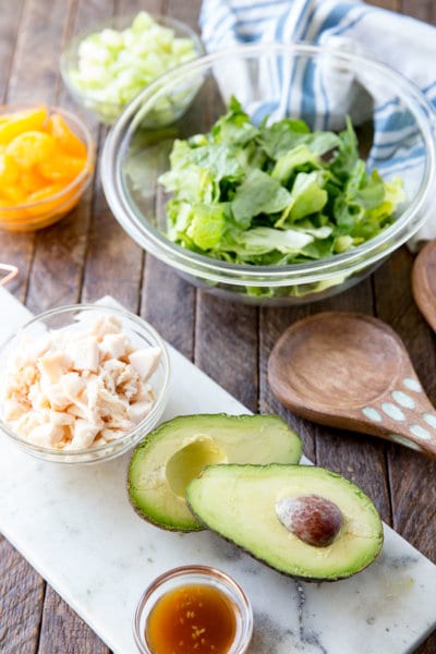 CA Avocado Sesame Ginger Chicken Salad - Easy Peasy Meals