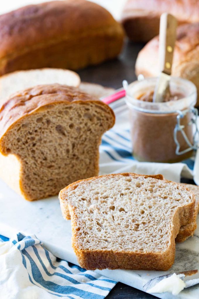 Honey Whole Wheat Bread - Easy Peasy Meals