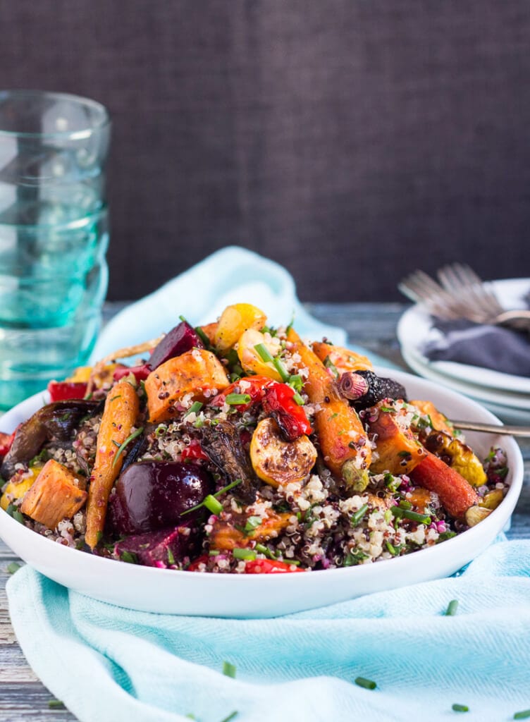 Roasted Vegetable And Quinoa Salad - Easy Peasy Meals