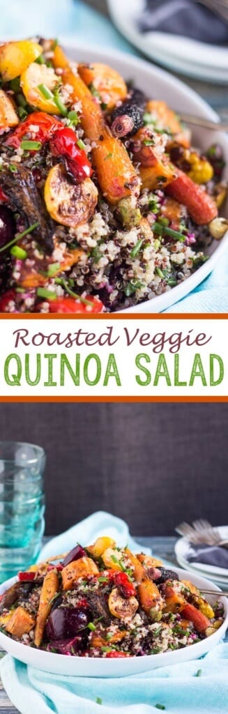 Roasted Vegetable and Quinoa Salad - Easy Peasy Meals