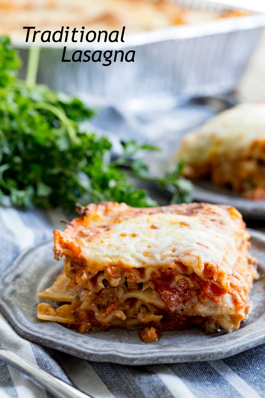 How to Make a Traditional Lasagna Recipe - Easy Peasy Meals