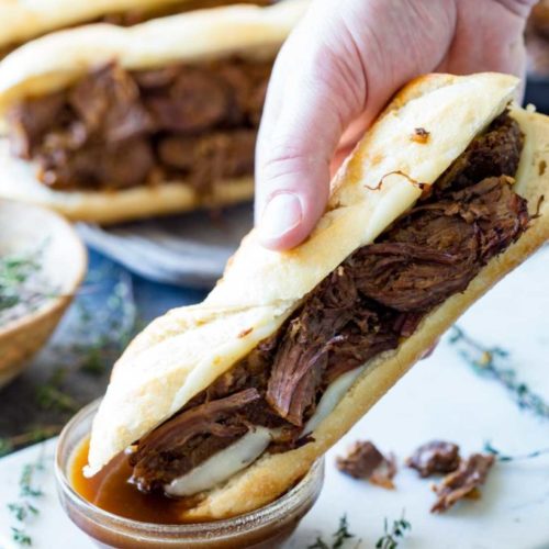 Easy Slow Cooker French Dip Sandwiches ⋆ 100 Days of Real Food